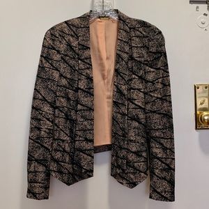 Rebecca Minkoff Becky Jacket Blazer, Black/Pink